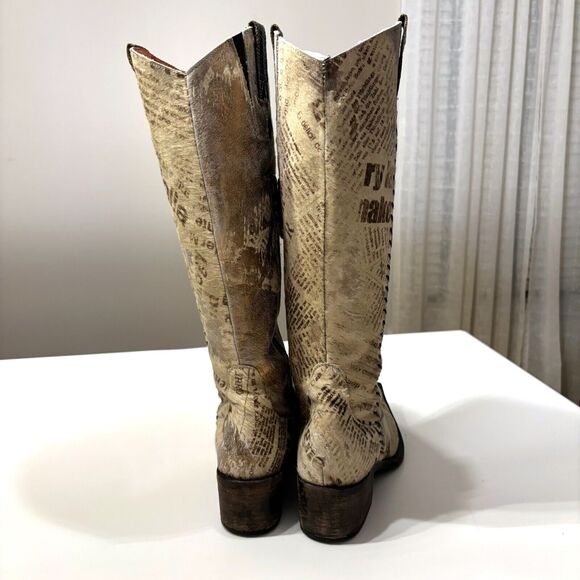 Rare Signature Donald J Pliner Women's Gysell-H3 Western Tall Boots Size 8.5‎ B - Picture 7 of 15